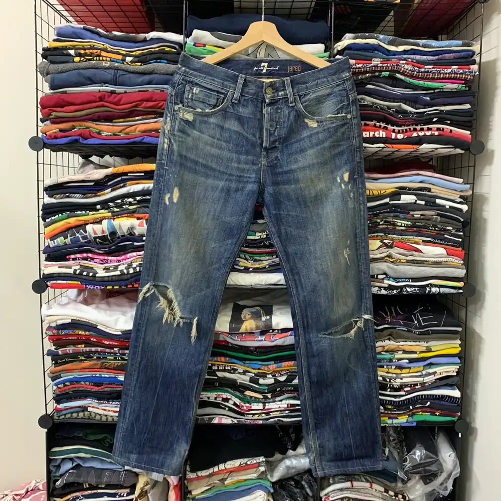 🔥BEST OFFER🔥7 FOR ALL MANKIND DISTRESS DENIM