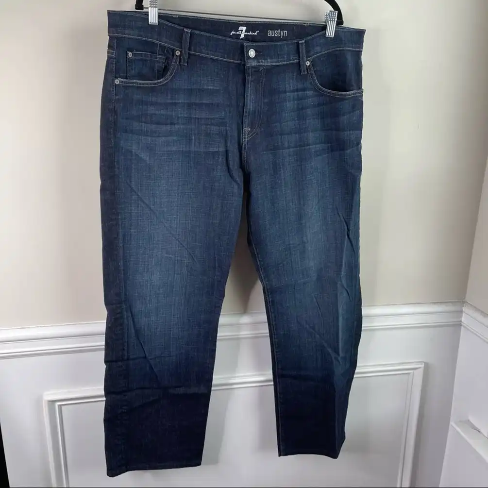 7 for all mankind austyn relaxed straight leg jeans 40 x 29