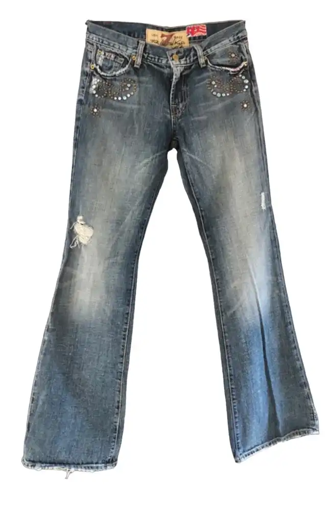 The great china wall denim flared
