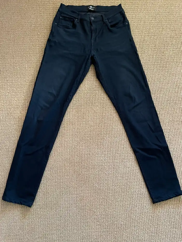 7 For All Mankind Slimmy Fit Navy Stretch Denim