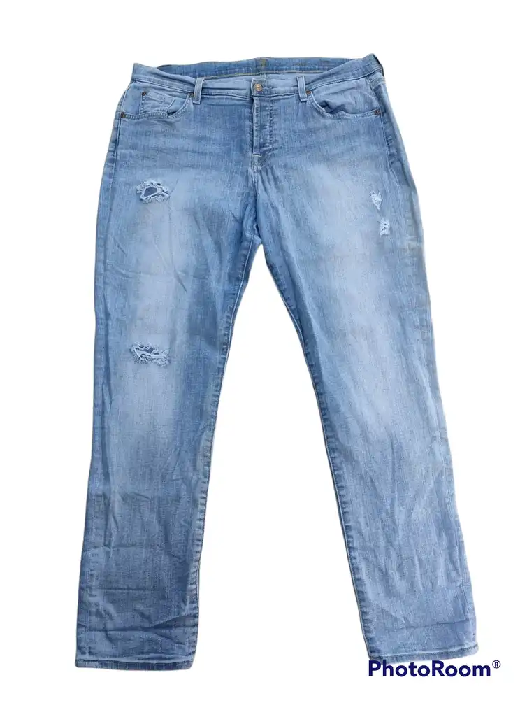 7 For All Mankind Distressed Denim
