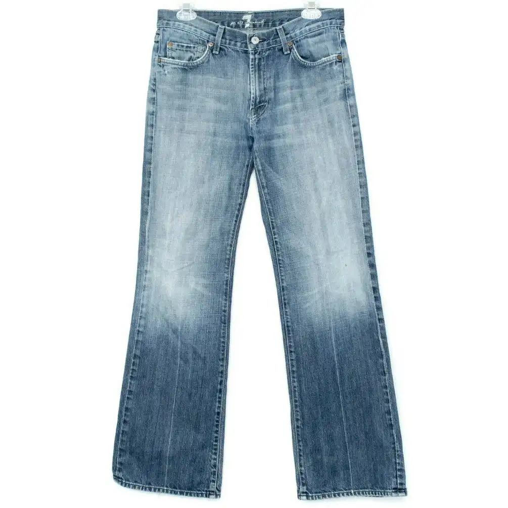 7 For All Mankind Mens Jeans A Pocket Blue 31 CE