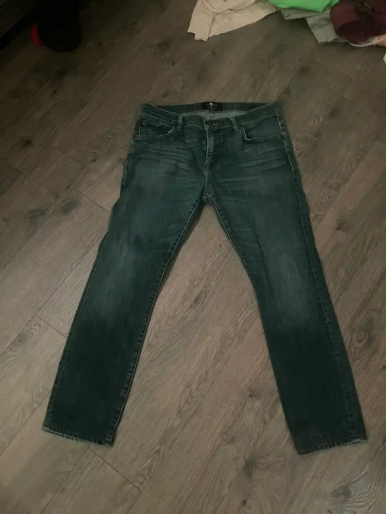 Washed denim