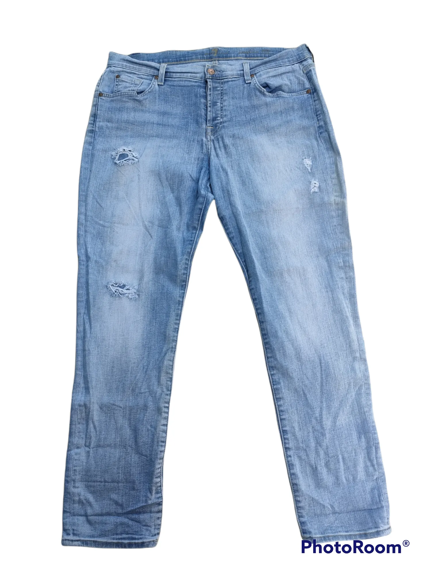 7 For All Mankind Distressed Denim