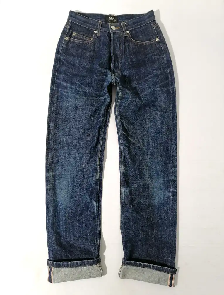 A.P.C. Selvedge Fly Button Denim Jeans