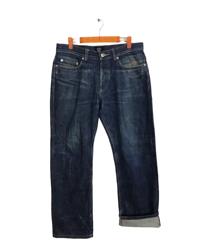 APC Rescue Jean Droit Selvedge Indigo Denim Buttonfly