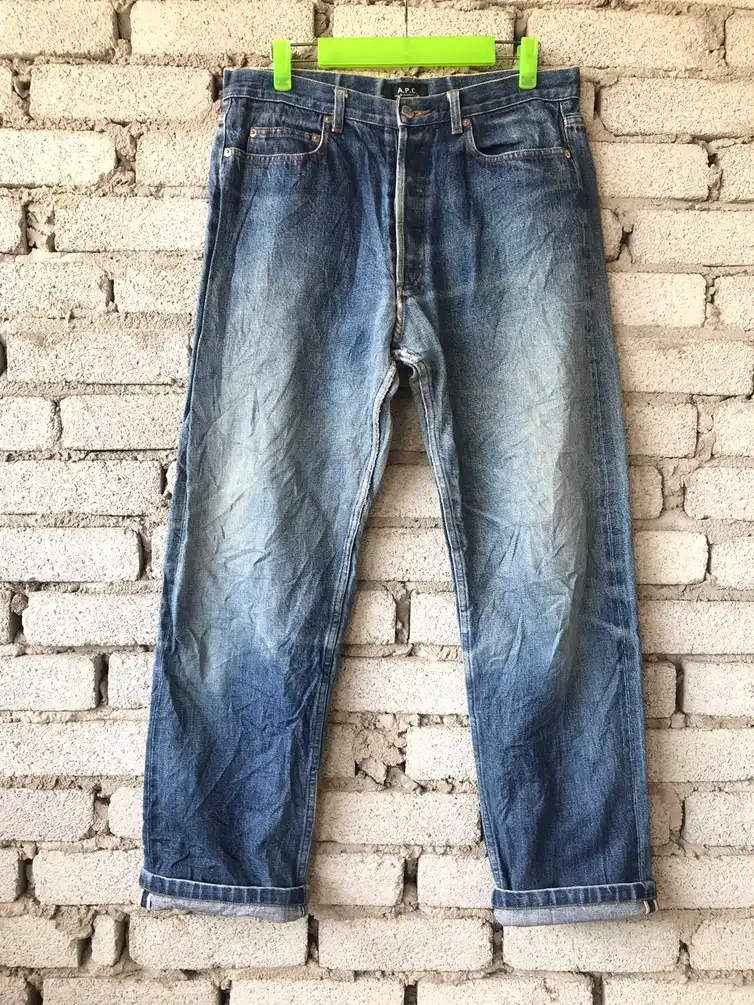 A.P.C. Selvedge Distressed Denim