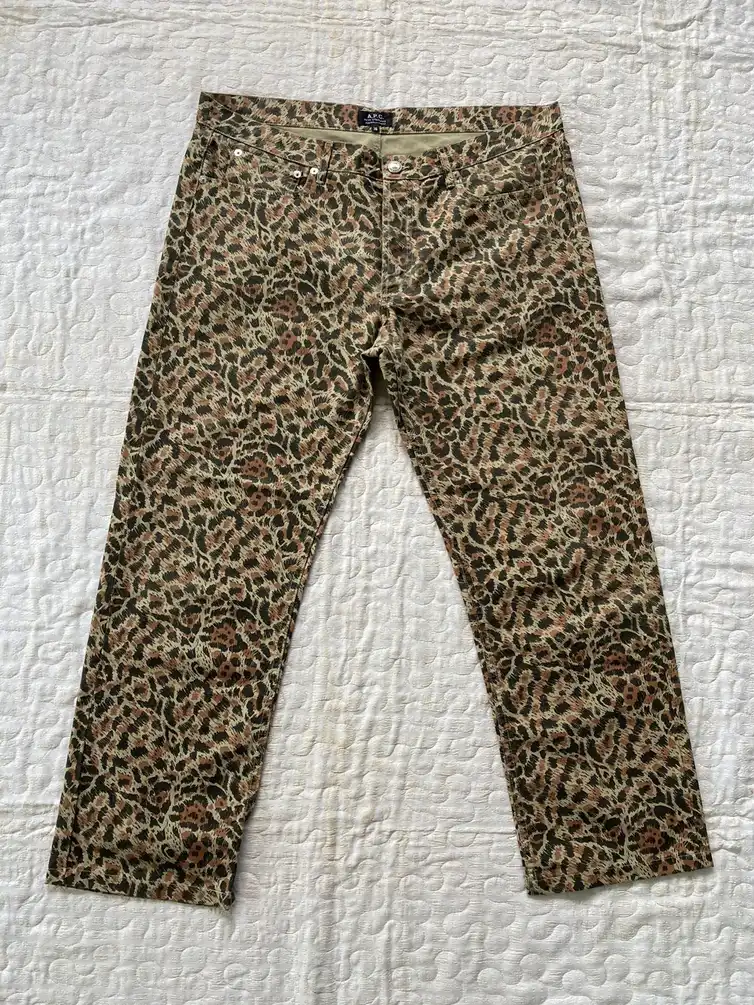 RARE DESIGN APC TIGER FULL PRINT WAIST36