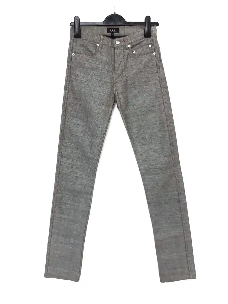 A.P.C Rue De Fleurus Paris Reverse Denim Jeans