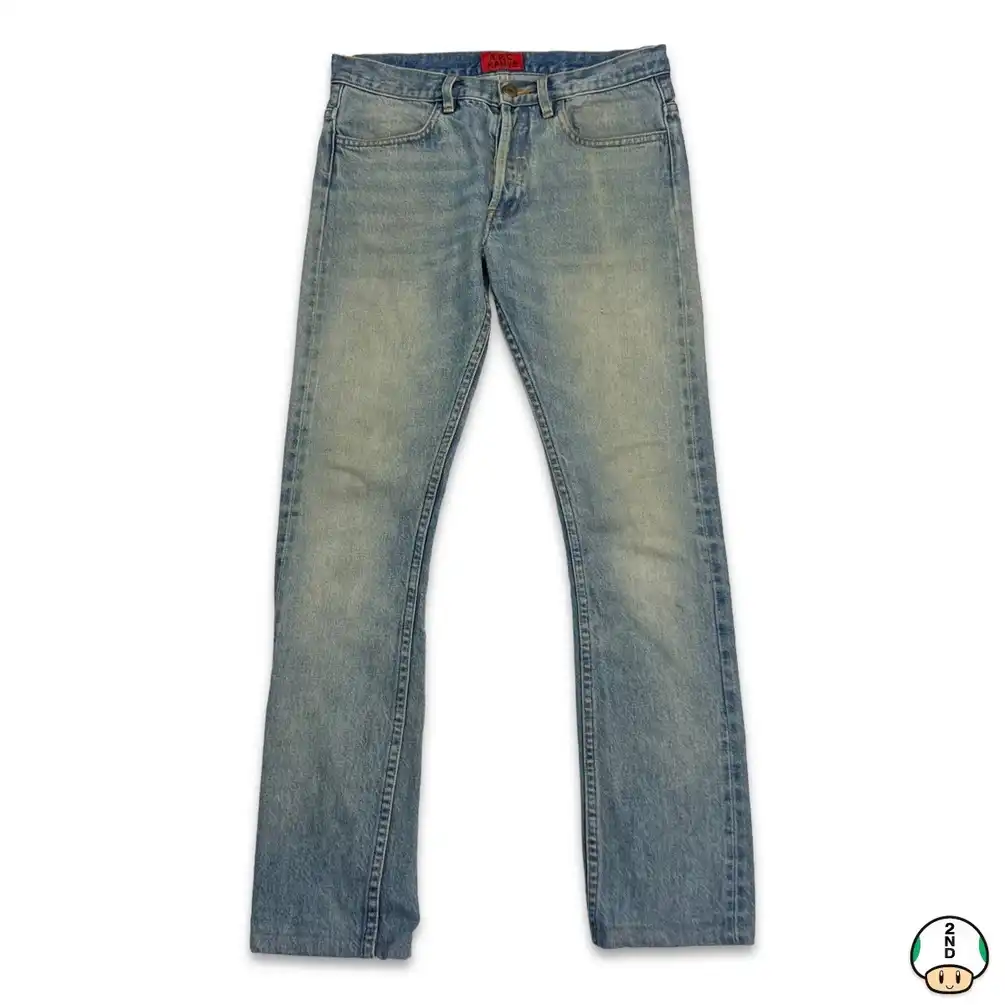 Kanye x APC Pants Skinny Blue Washed 28x29