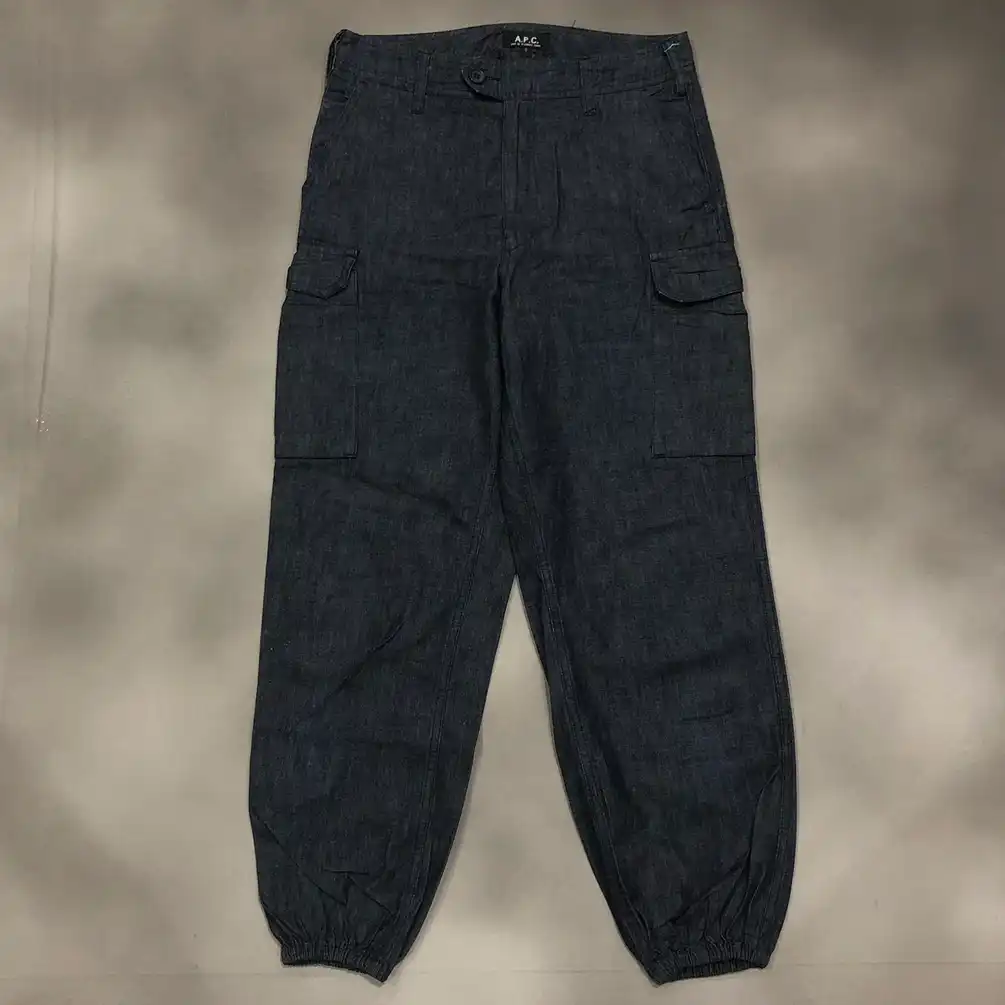A.P.C. Rubber Ankle Cargo Denim Pants
