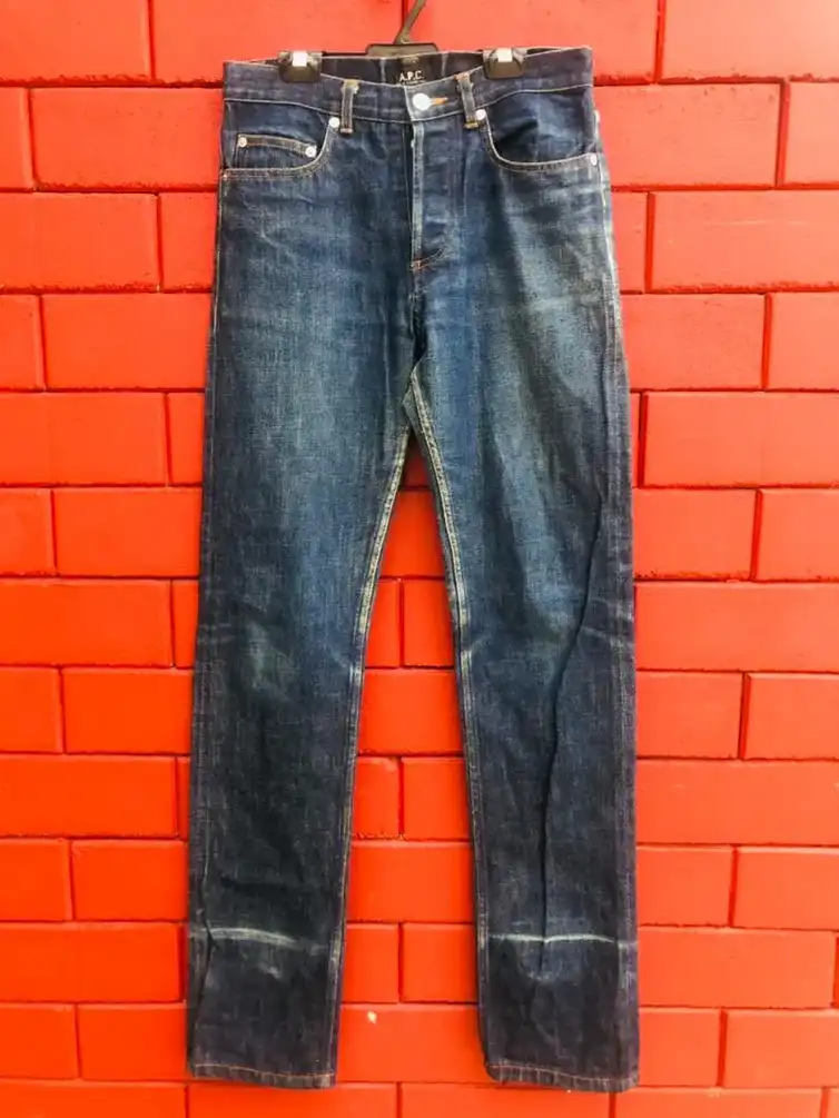 Vintage A.P.C Designer Fashion Style Denim
