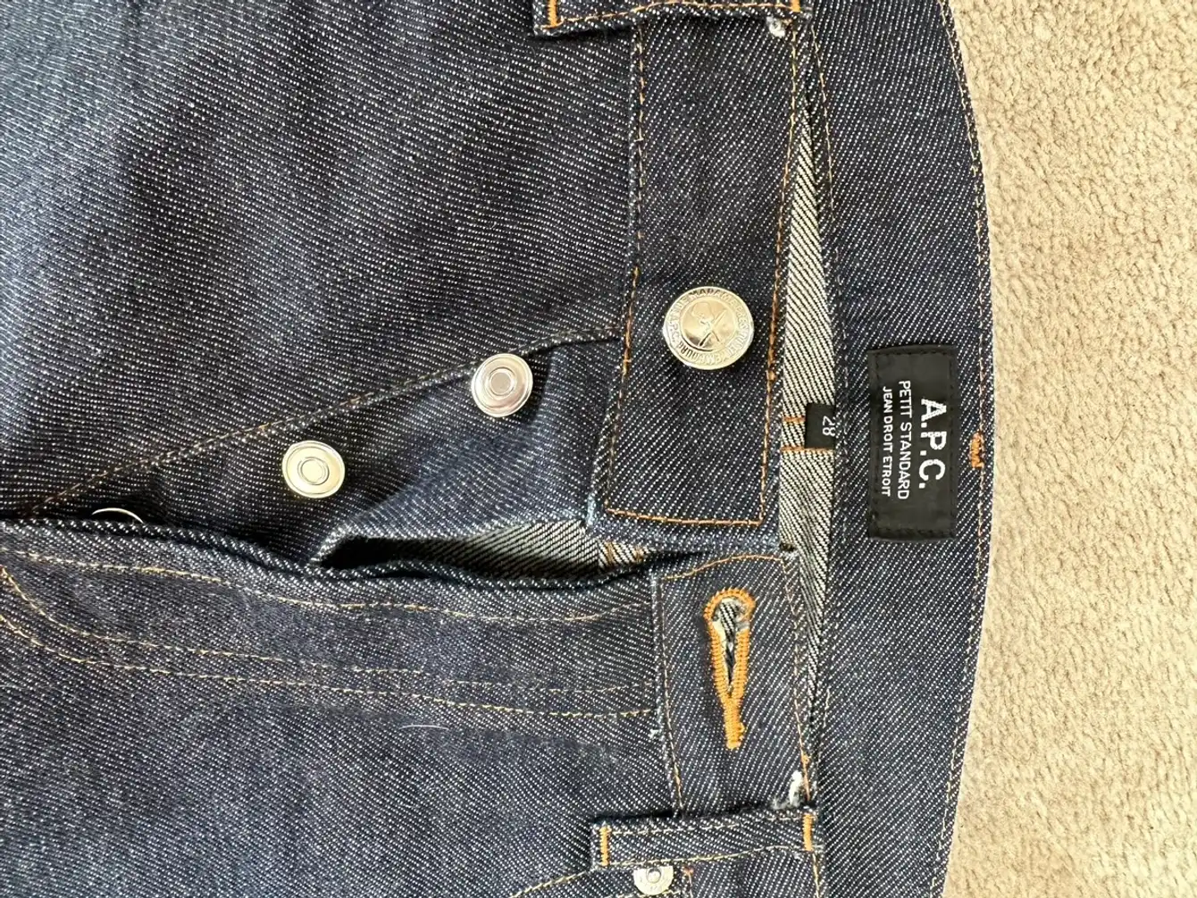 A.P.C. petit standard selvedge denim
