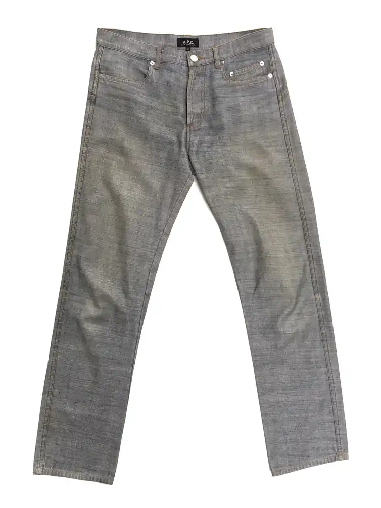 A.P.C Rue De Fleurus Paris REVERSE Denim Jeans