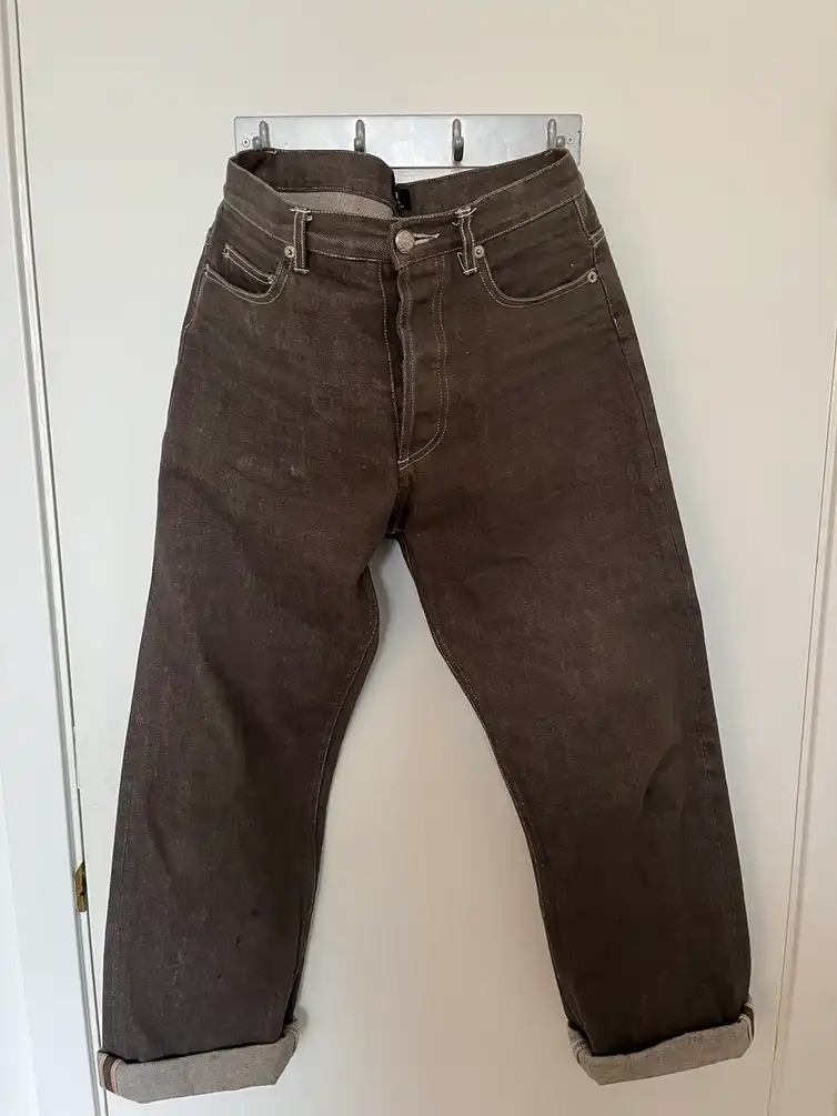APC standard Salvaged grey denim