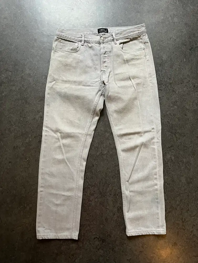 A.P.C Men's Size 29 Gray Petite New Standard Cotton Jean