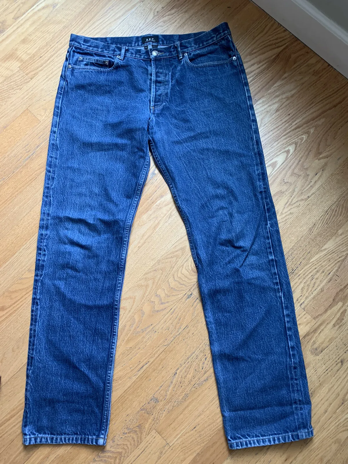 apc stonewash selvedge jeans