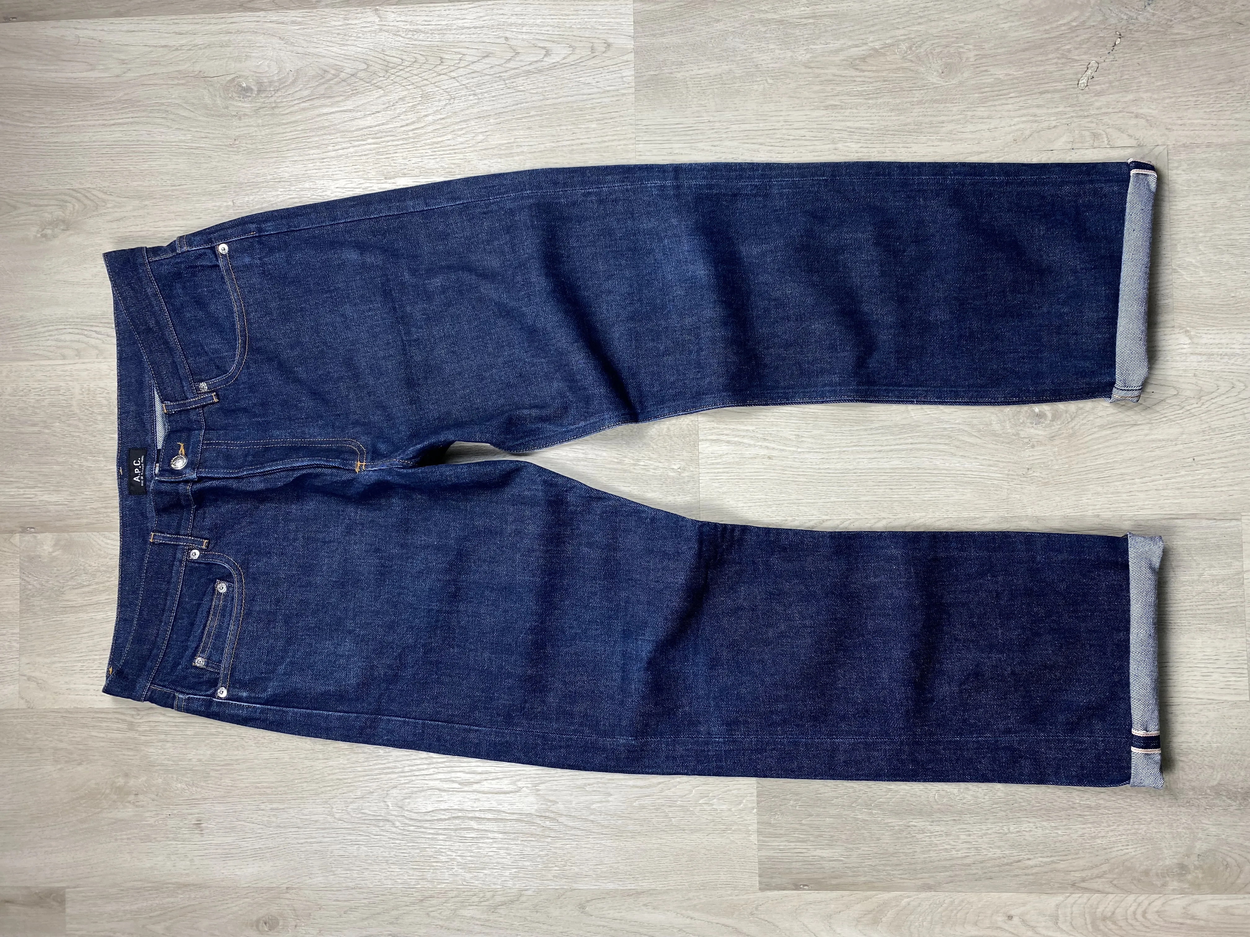 A.P.C. Rue Madame Paris Vintage Salvadge Denim Pants Jeans