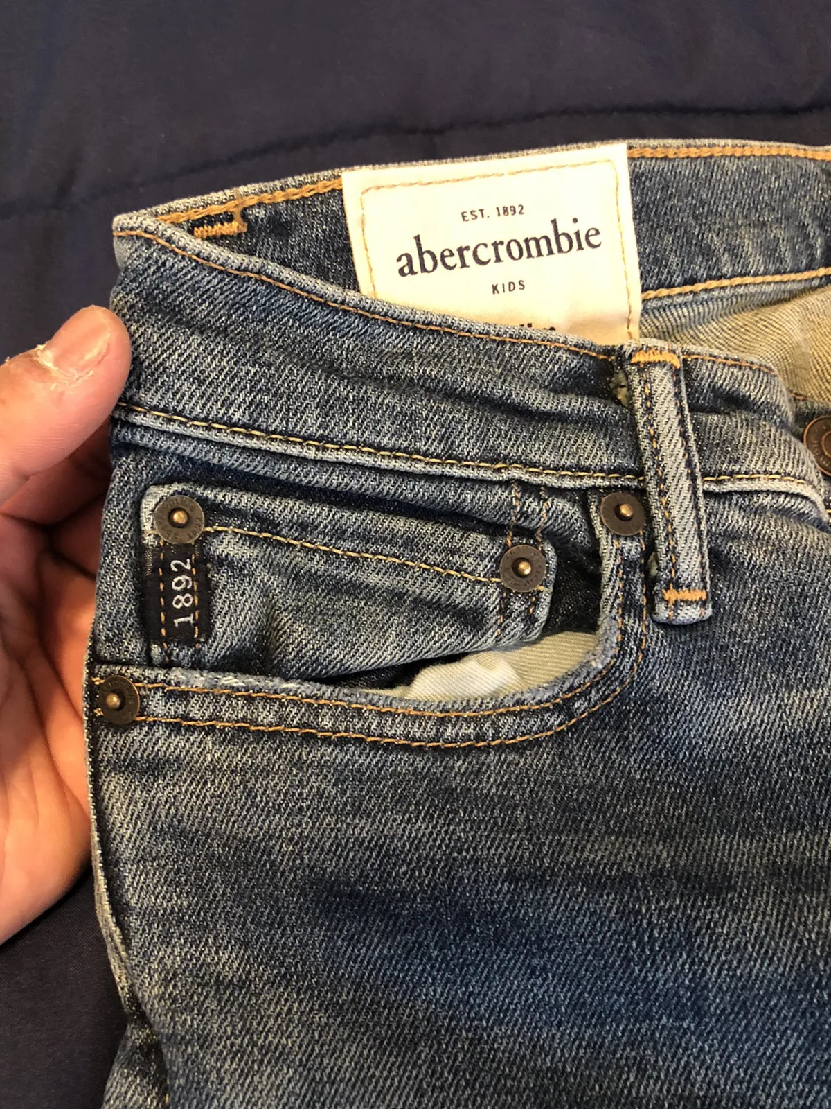 Abercrombie & Fitch Paint Splattered Jeans