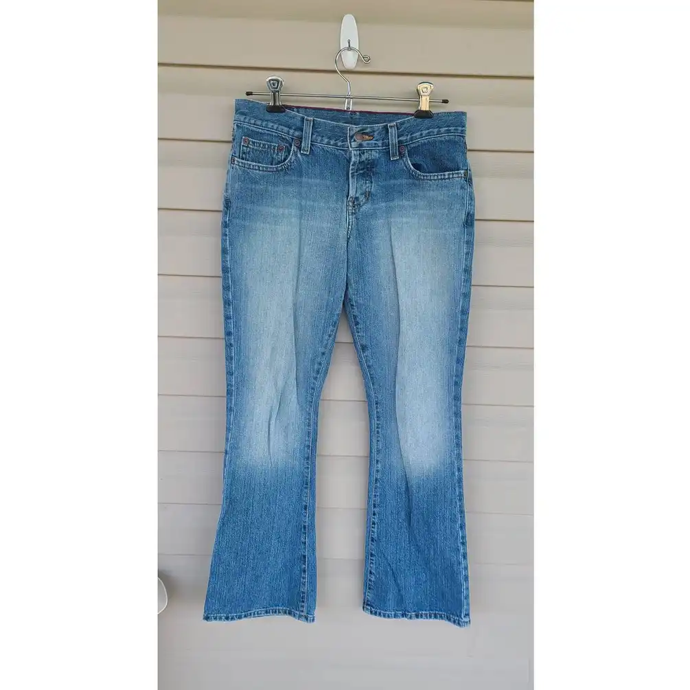 Vintage 90s/ Y2K Abercrombie & Fitch Flare Leg Jeans 2 S