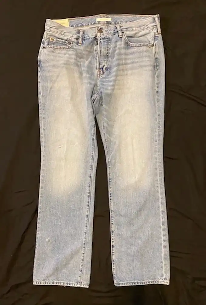 Abercrombie & Fitch 34X32 36X31 Boot Cut Button Fly