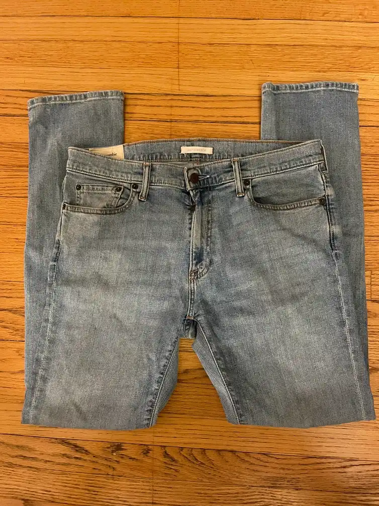 Abercrombie & Fitch 33x32 Skinny Denim Jeans