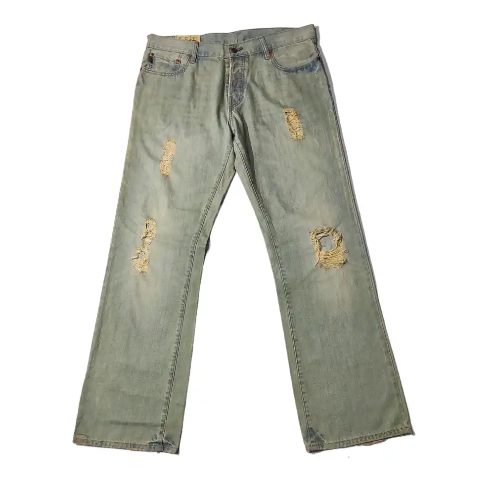 Vintage ABERCROMBIE & FITCH Distressed Ripped Jeans Denim