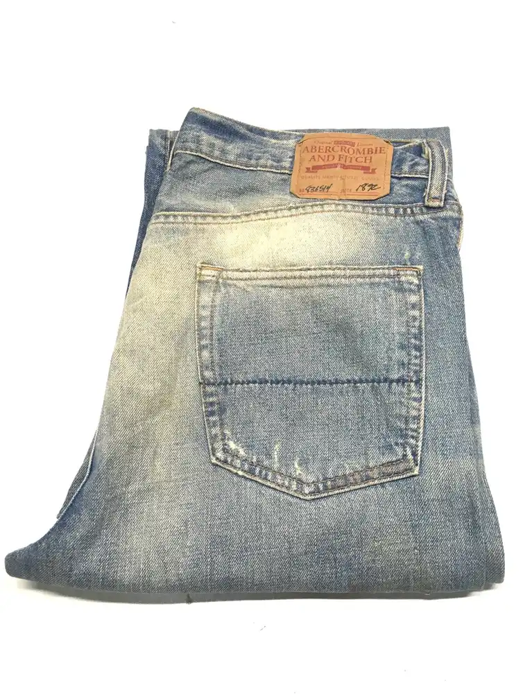 Abercrombie crazy distressed denim