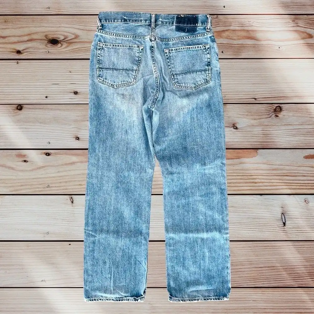 M1 Abercrombie Fitch mens bootcut jeans y2k 32 x 31 denim di