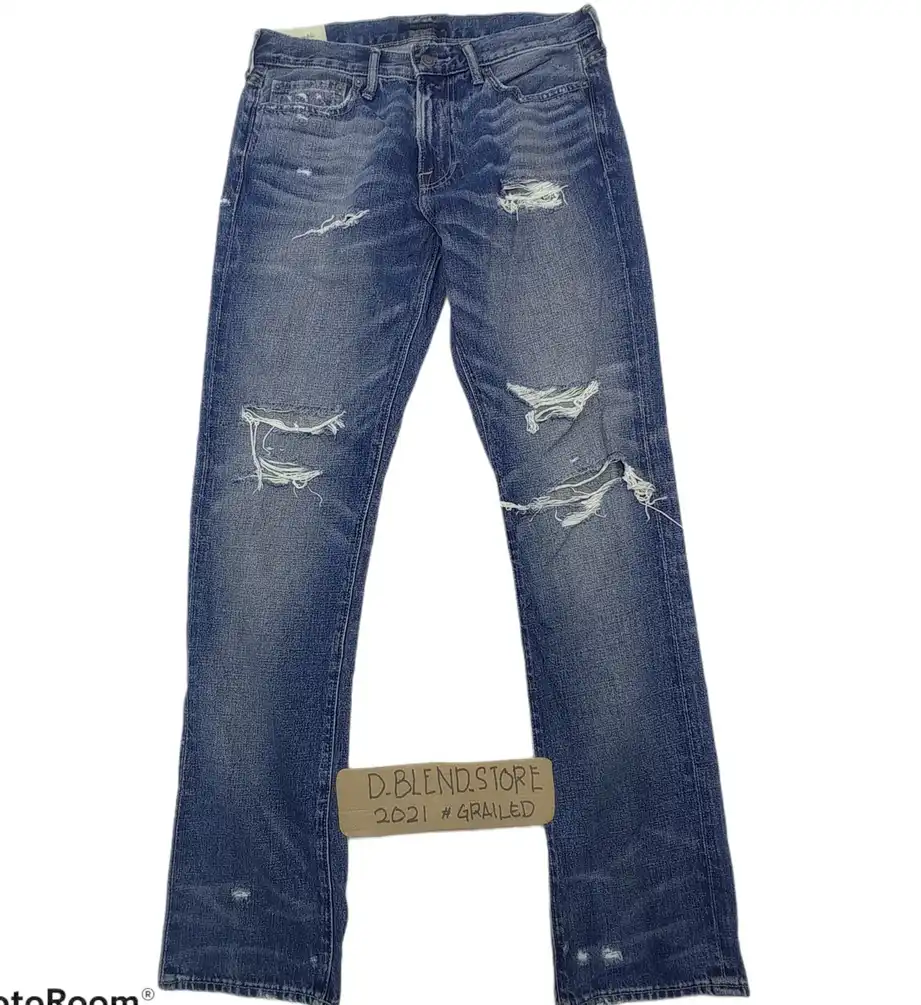 Abercrombie & Fitch Distressed Denim Pants
