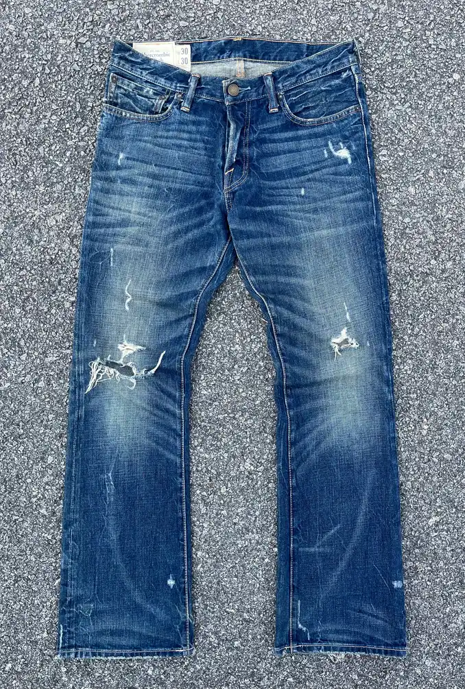 A&F Distressed Flared Travis Scott Lil Uzi Style