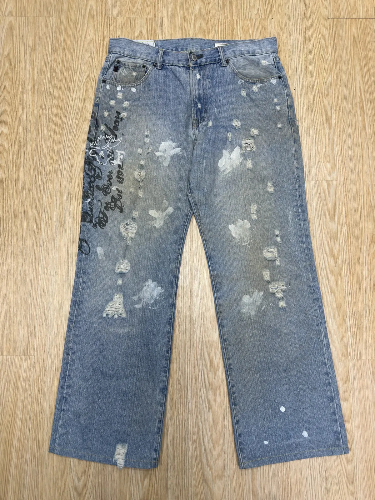 Abercrombie & Fitch Baggy Handcrafted Denim-J740