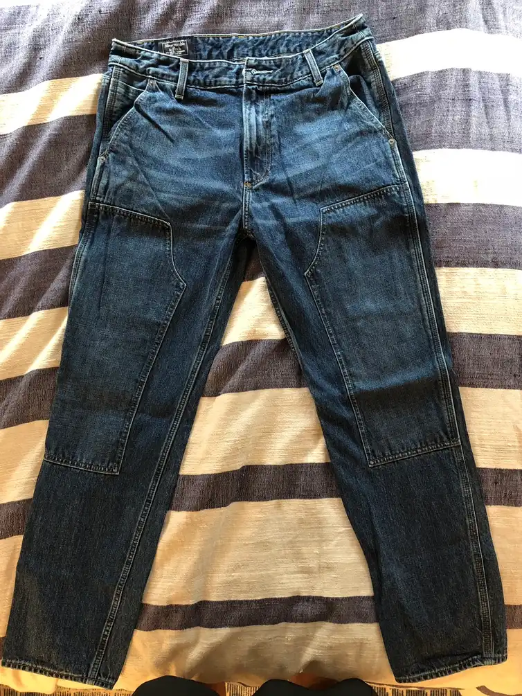 A&F Carpenter Patchwork Jean