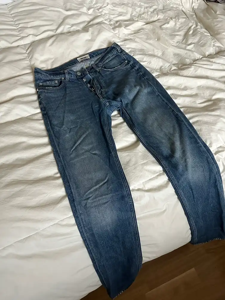 Acne Studios Blue Straight Leg Jeans
