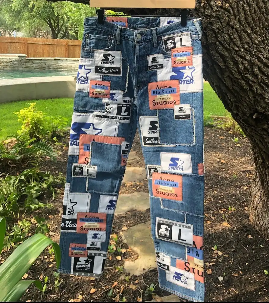 Starter Collaboration Patch Jeans