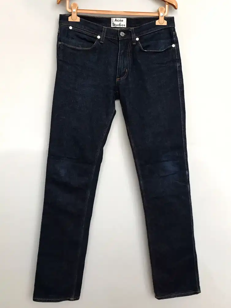 ACNE STUDIOS MAX STRETCH RAW JEANS SIZE W31 L30