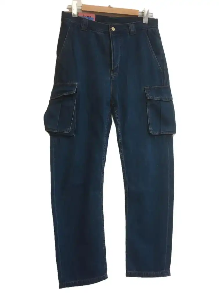 3D Cargo Denim Jeans
