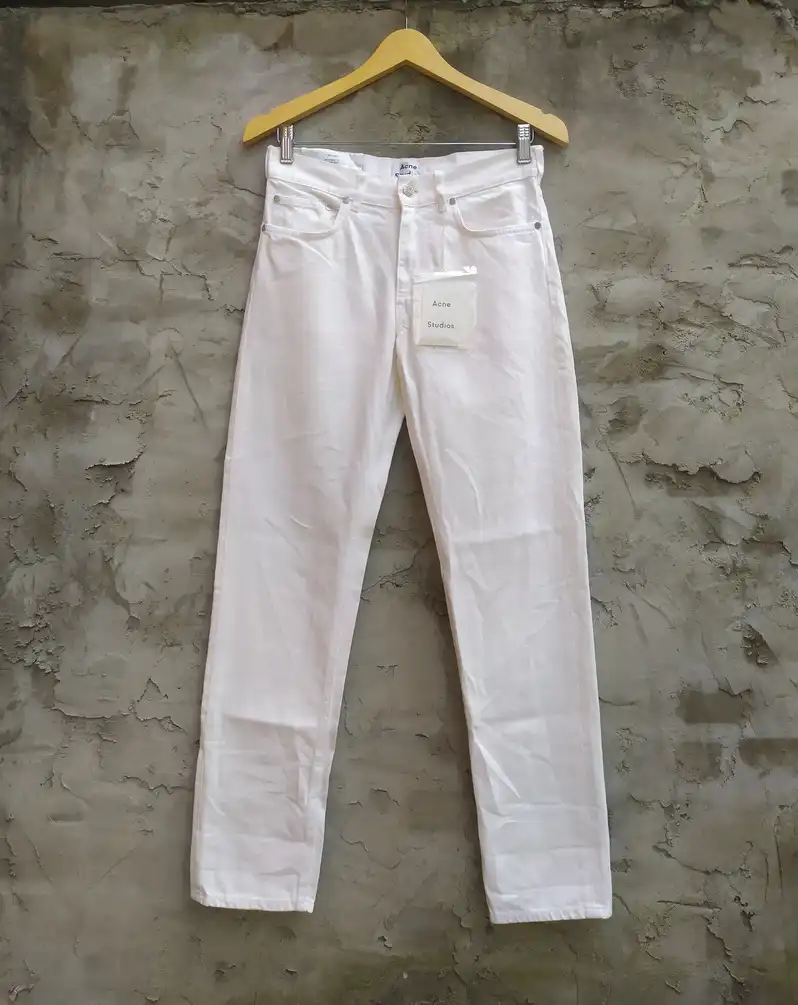 New🔥Acne Studios Boy White Jeans