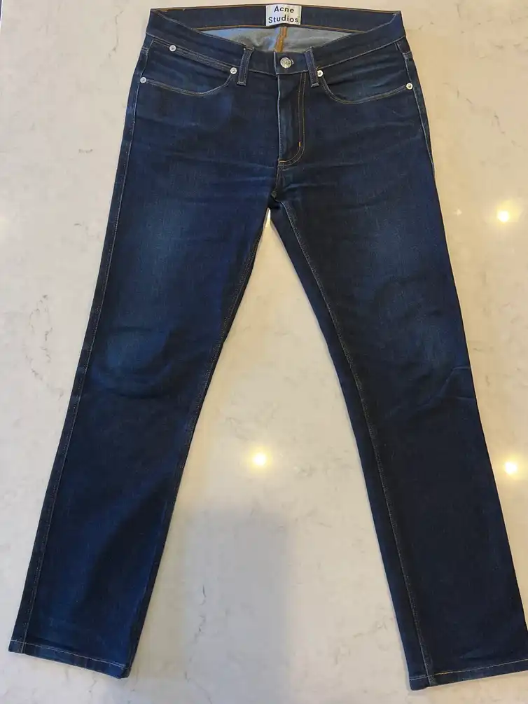 Acne 'Max' Raw Denim / Straight leg Size 30
