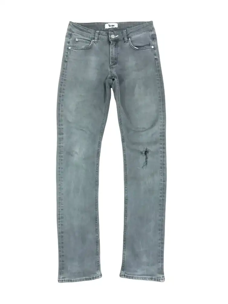 Acne Studio Distressed Ripped Skinny Jeans