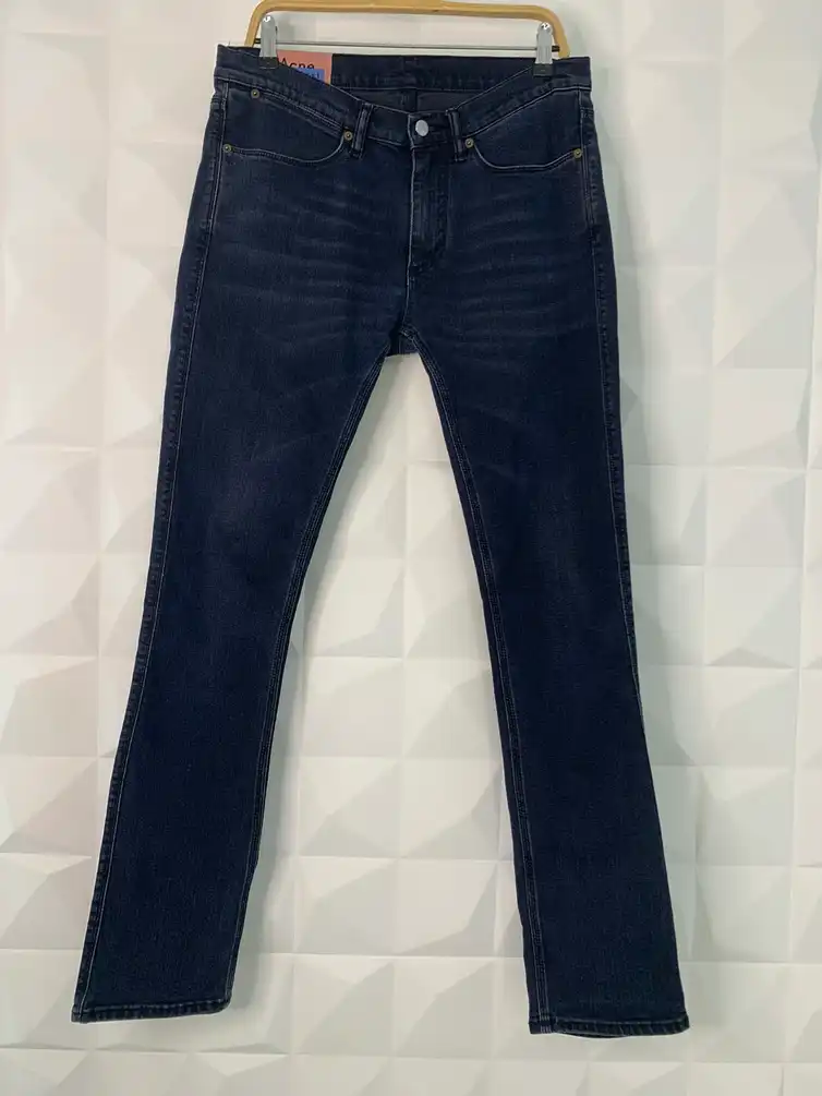 Acne Studios Max Blue Black Jeans