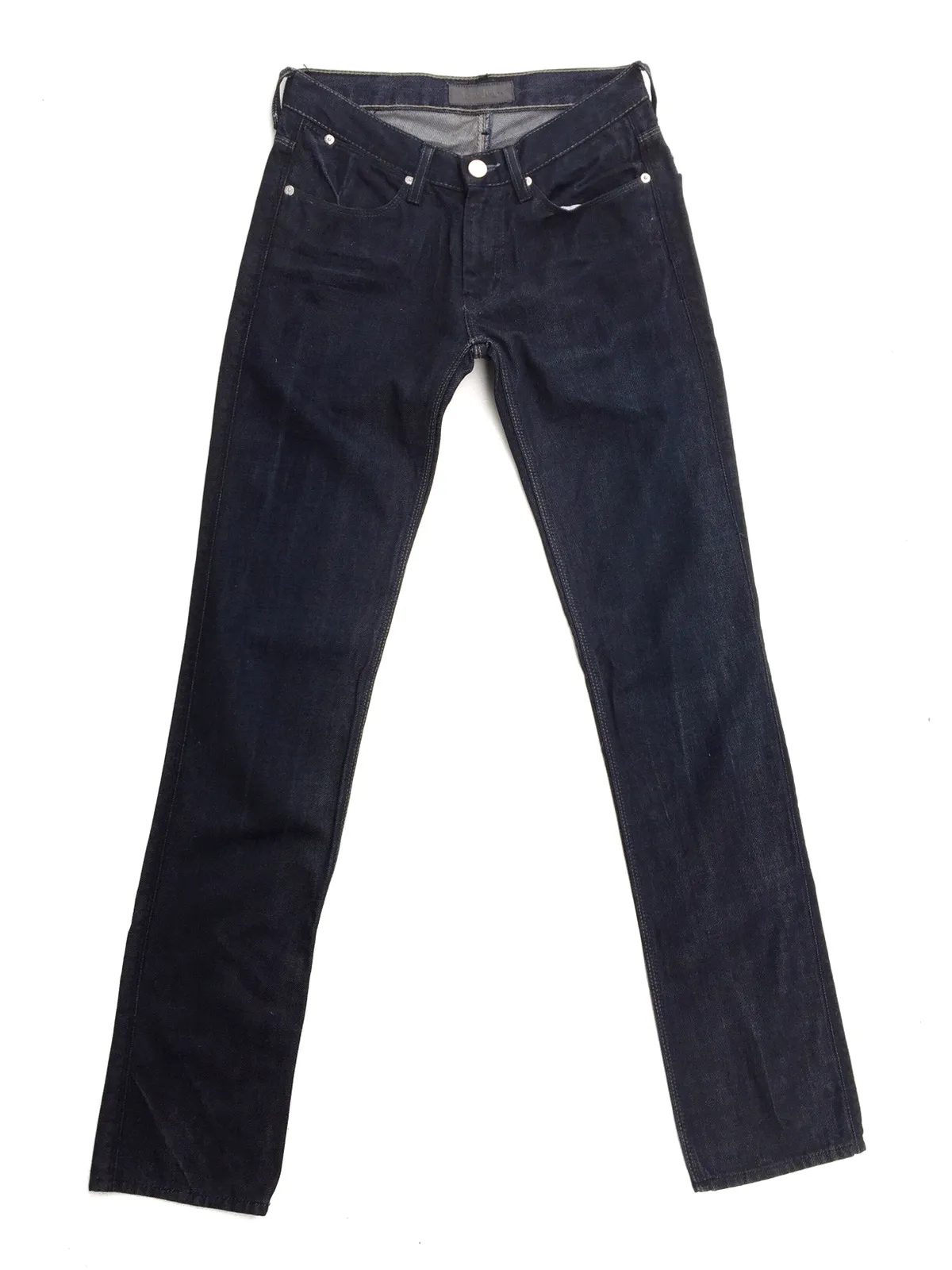 Acne Studios Navy Blue Slim Fit Straight Cut