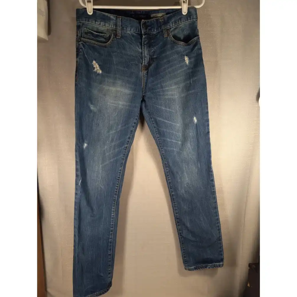 Aeropostale skinny jeans size 31x32 mid wash stretch dist