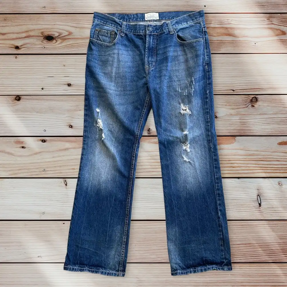 VTG Aeropostale Wide Bootcut Denim Jeans