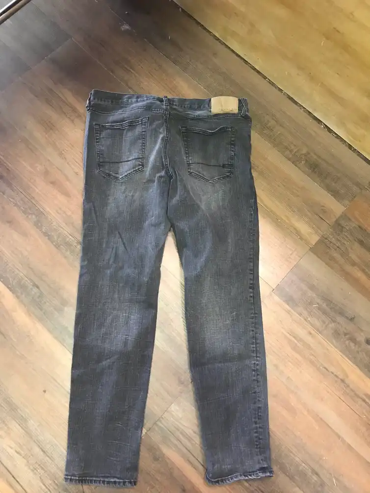 Aeropostale men’s super skinny black denim 36x32