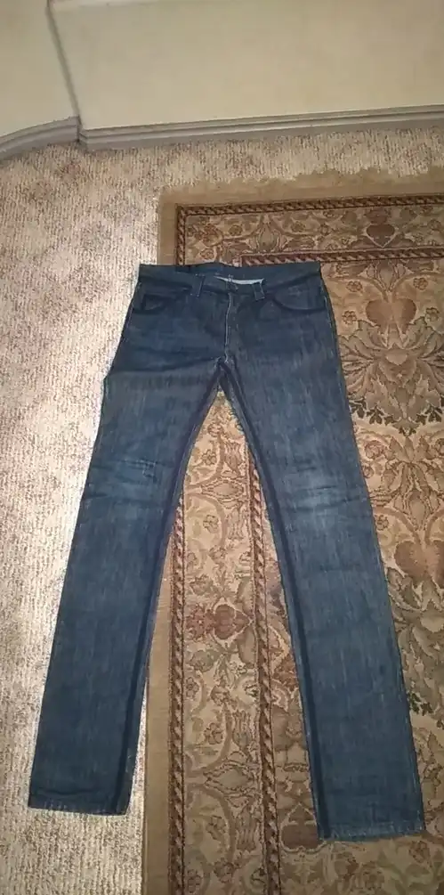 Alexander McQueen Striped Denim