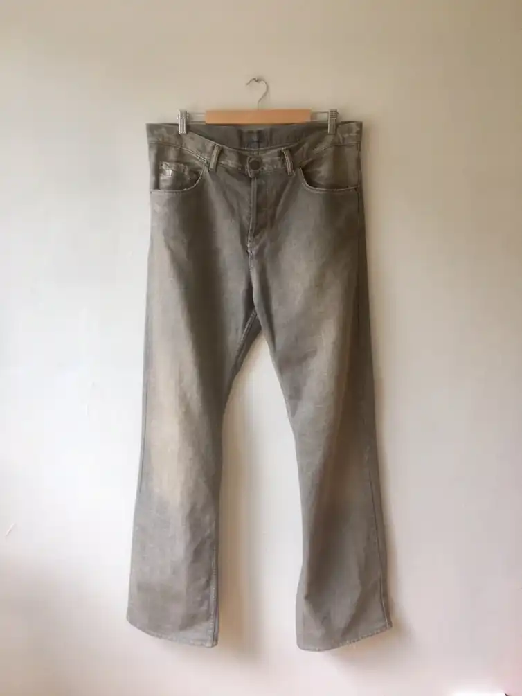 Alexander McQueen denim bootleg jeans