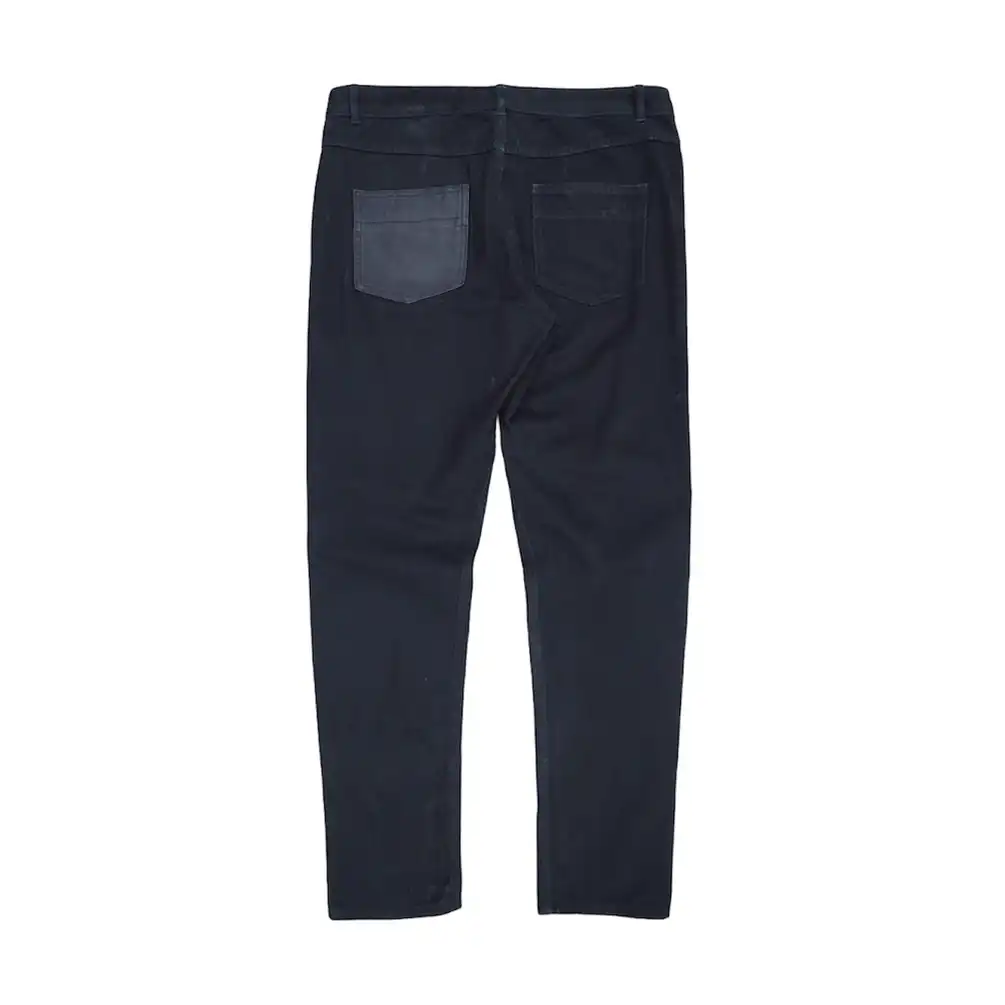 Alexander McQueen Leather Pocket Jeans