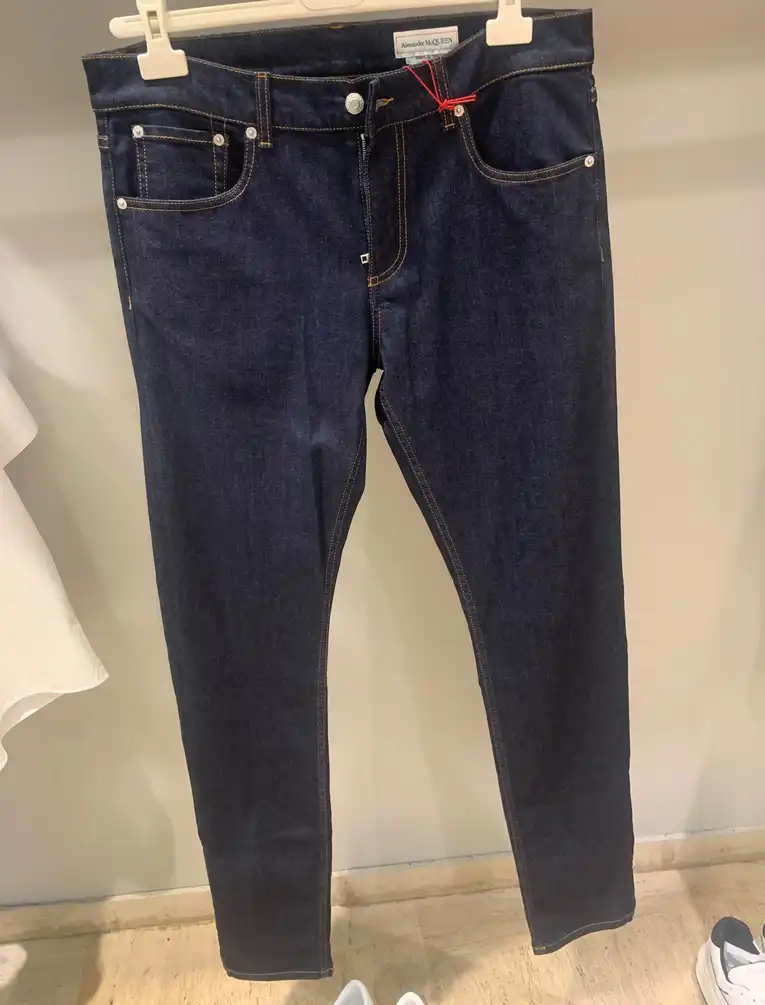 Embroidered Logo Skinny Jeans