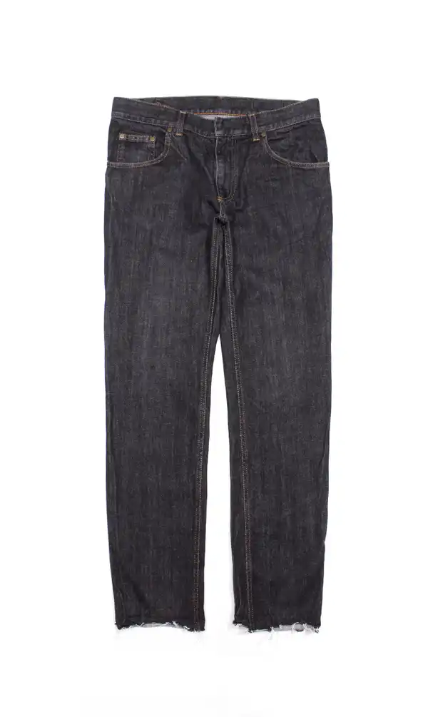 2008 Embroidered Monster Cut Off Jeans